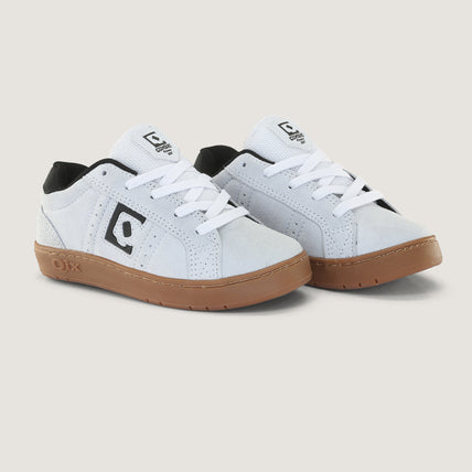 Tênis Infantil Qix Combat Suede Branco Latex