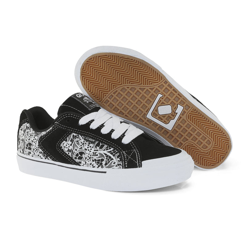 Tênis QIX Chorão Park Preto e Branco