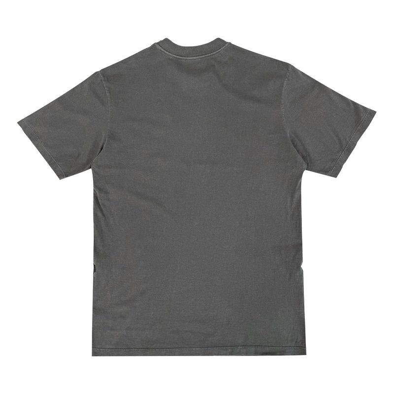 CAMISETA QIX STREET MINIMAL LOGO PRETO ESTONADO