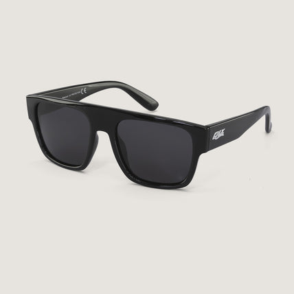 Óculos de sol unissex QIX SKATE quadrado Preto