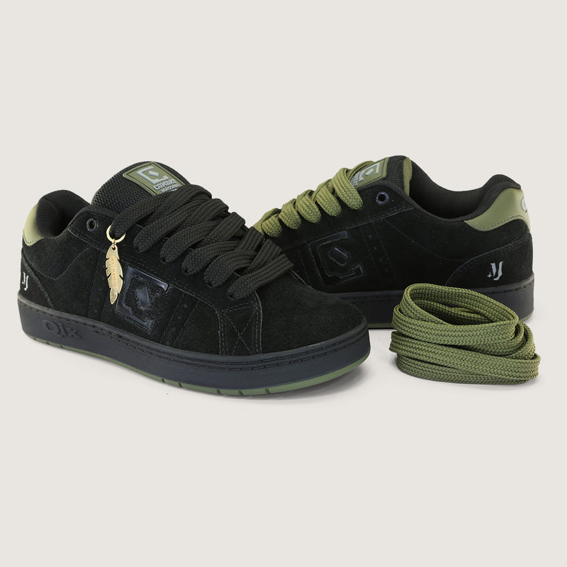 Tênis Qix Combat Massaki Preto e Verde