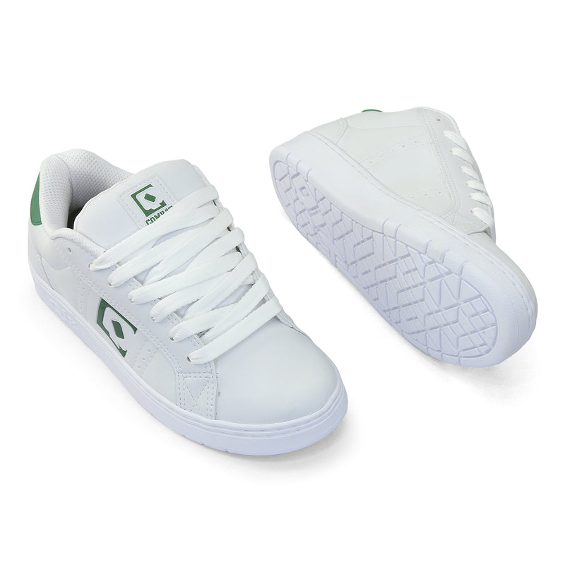 Tênis Qix Combat Slim Branco e Verde