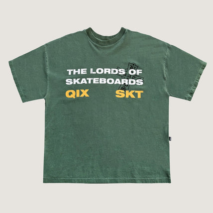 CAMISETA QIX BOX THE LORDS VERDE ESTONADO