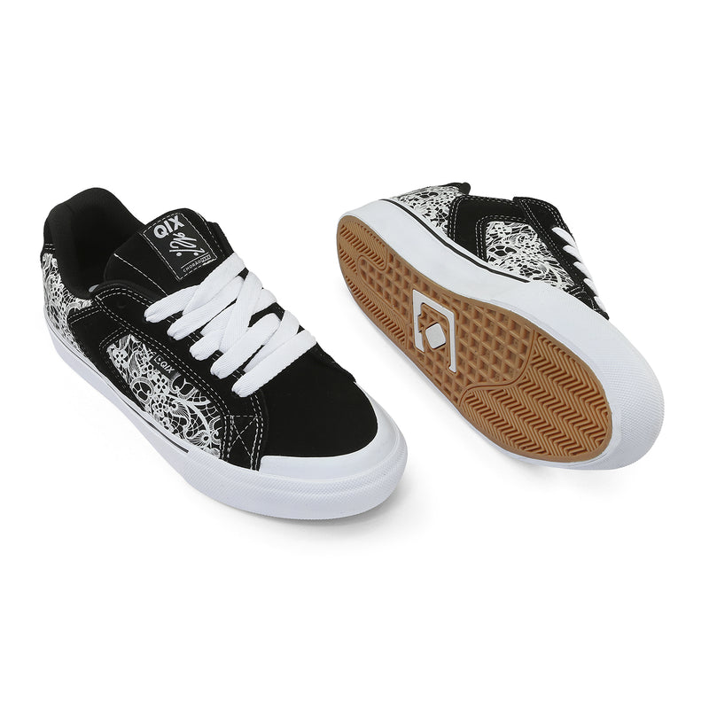 Tênis QIX Chorão Park Preto e Branco