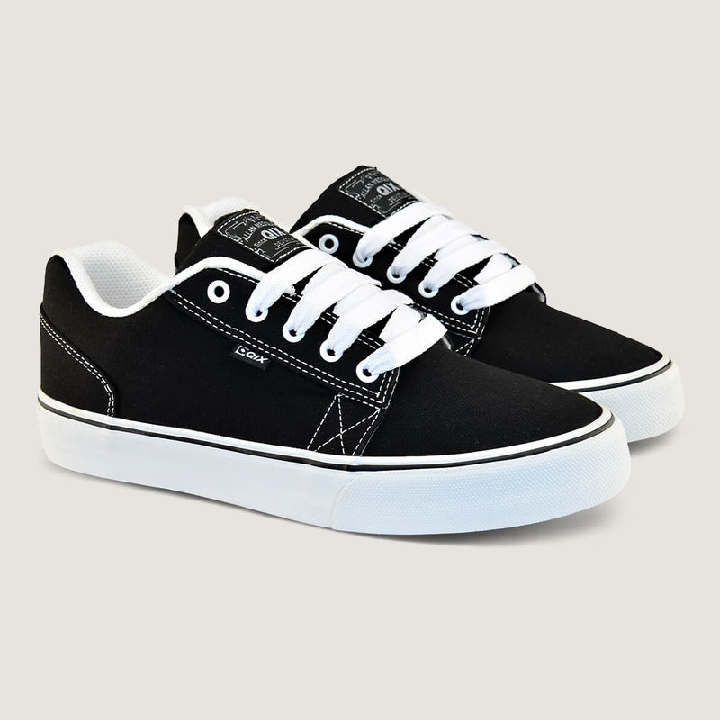 Tênis QIX Allan Mesquita Vulcan 07 - Preto e Branco