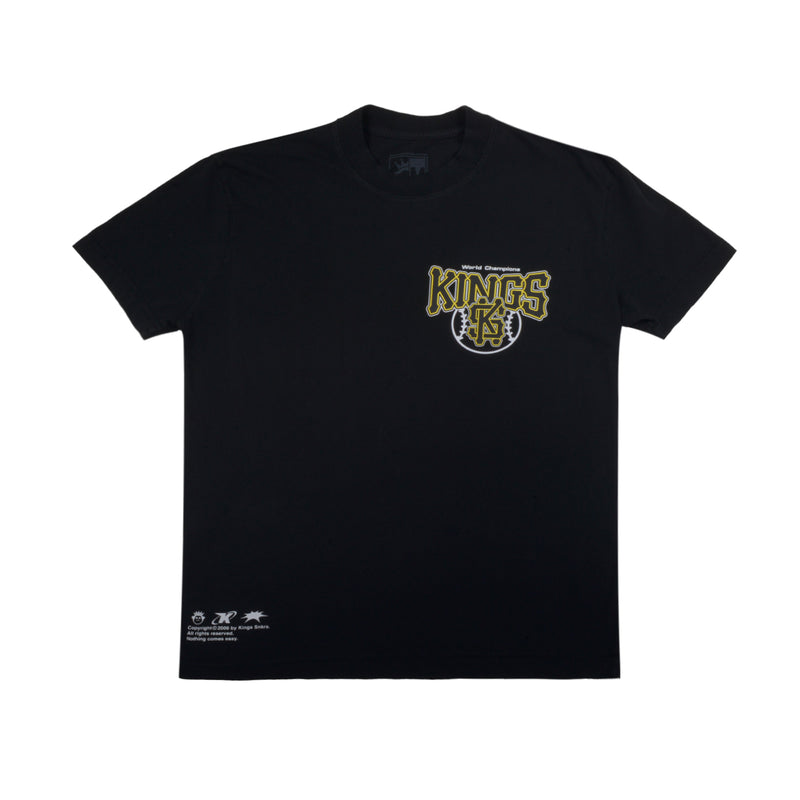 Camiseta Kings Graphics World Champions Oversized Preta