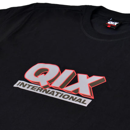 CAMISETA QIX INTERNATIONAL GEOMETRIC PRETA