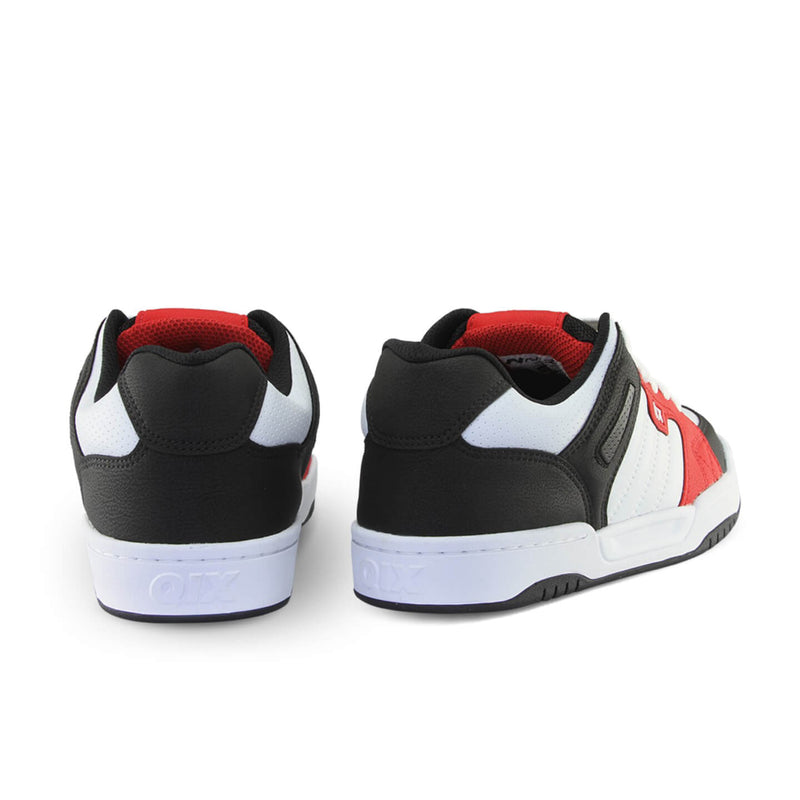 Tênis Qix Skate Square - Preto, Vermelho e Branco