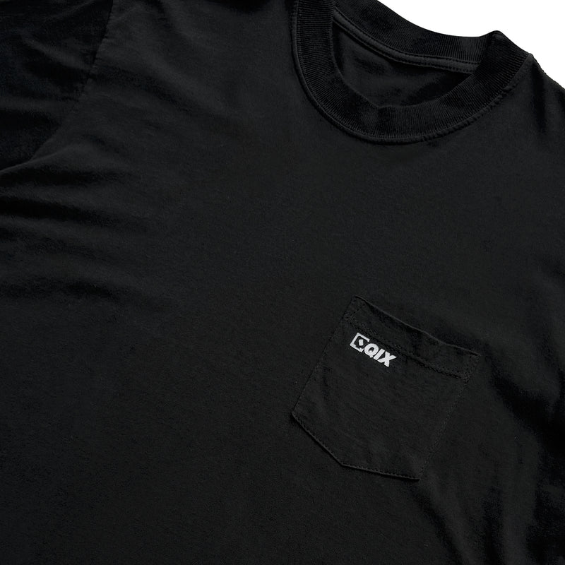 CAMISETA QIX STREET BOLSO PRETA