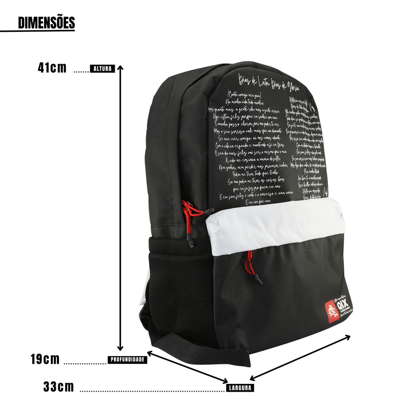 Mochila QIX Chorão Dias de Luta, Dias de Glória