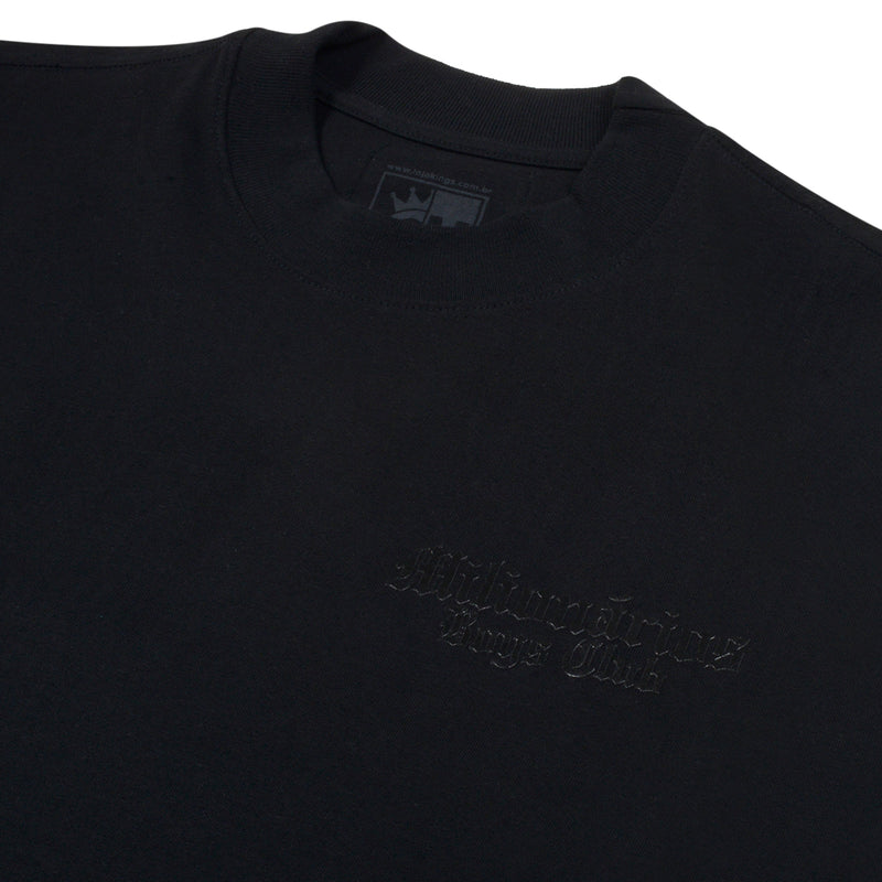 Camiseta Kings Milionários Boys Club Oversized All Black