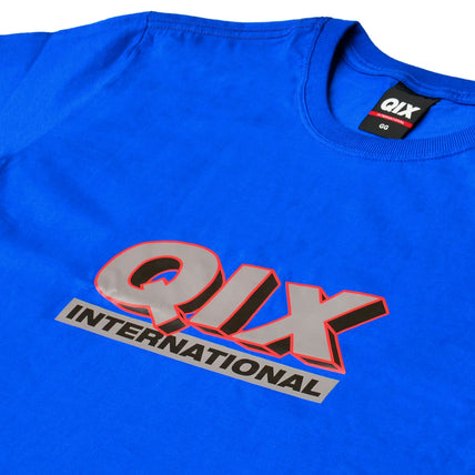 CAMISETA QIX INTERNATIONAL GEOMETRIC AZUL