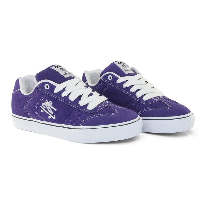 Tênis QIX Chorão Lado-B Vulk Roxo e Branco