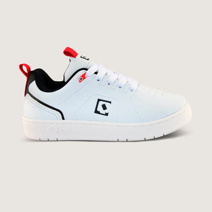 Tênis Infantil QIX Smash Branco e Vermelho