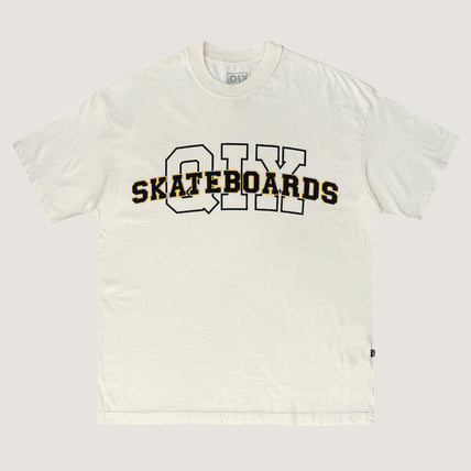 CAMISETA QIX OVERSIZED SKATEBOARDS OFF WHITE
