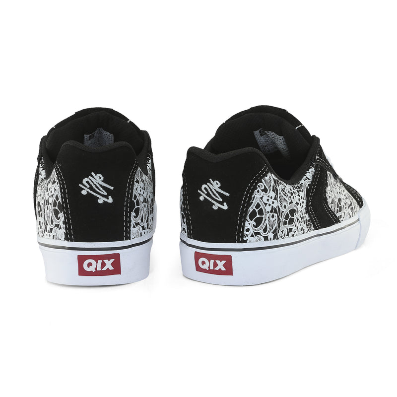 Tênis QIX Chorão Park Preto e Branco