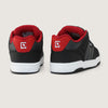 Tênis Infantil Qix Square Preto, Chumbo e Vermelho