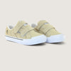 Tênis QIX Infantil Chorão Park Velcro Bege e Branco