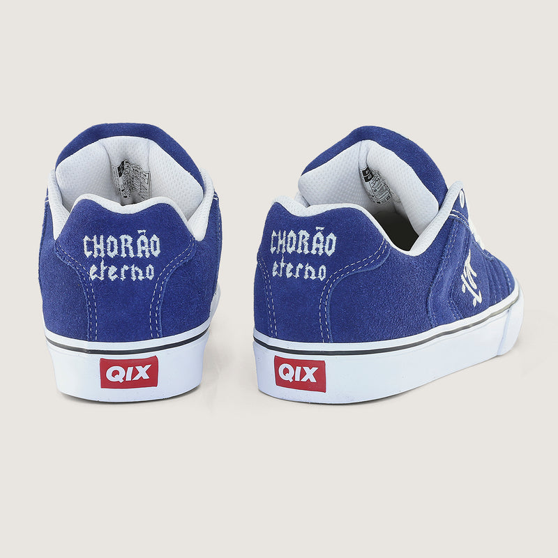 Tênis QIX Chorão Lado-B Vulk Royal e Branco