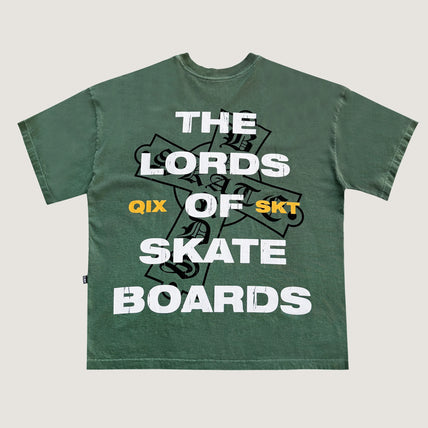 CAMISETA QIX BOX THE LORDS VERDE ESTONADO