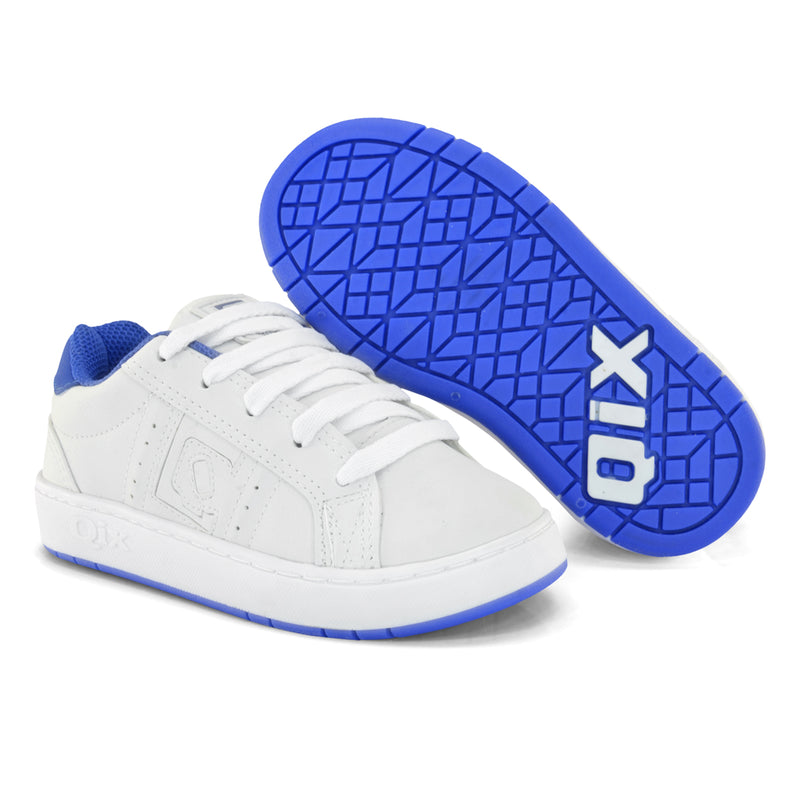 Tênis Infantil QIX Combat Retrô Branco e Azul