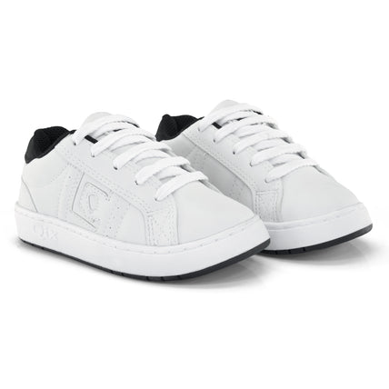 Tênis Infantil QIX Combat Retrô Branco e Preto