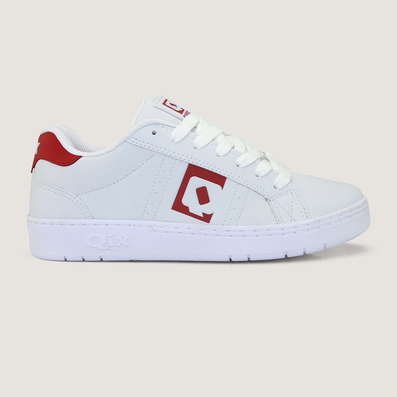 Tênis Qix Combat Slim Branco e Vermelho