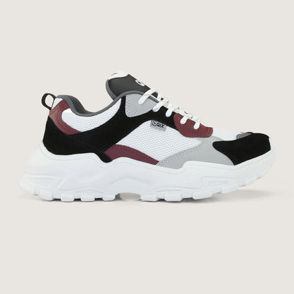 Tênis QIX Higher Preto, Bordô e Branco