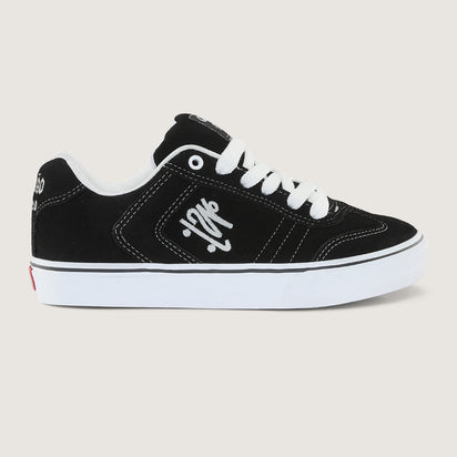 Tênis QIX Chorão Lado-B Vulk Preto e Branco