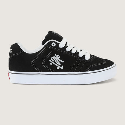 Tênis QIX Chorão Lado-B Vulk Preto e Branco