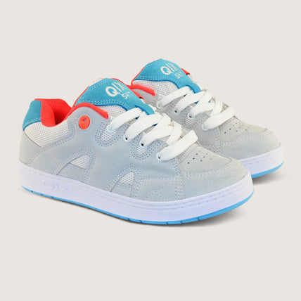 Tênis QIX Plaza 2 Branco, Laranja e Azul