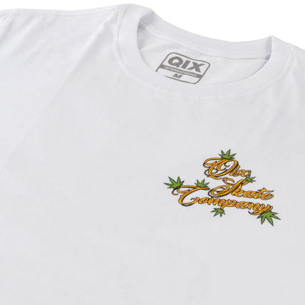 CAMISETA QIX SKATE COMPANY ROOTS CULTURE BRANCA
