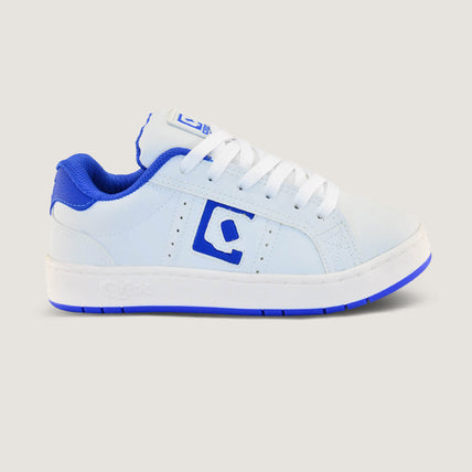 Tênis Infantil QIX Combat Retrô Branco e Azul
