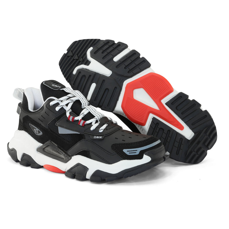 Tênis Qix Trek Urban Hiking Preto e Off White