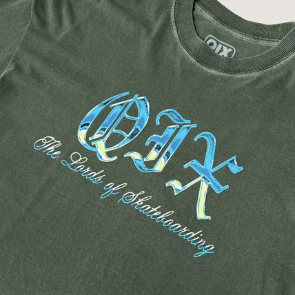 CAMISETA QIX OVERSIZED THE LORDS SKATE VERDE