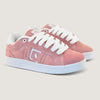 Tênis Qix Skate Combat Suede Rosê e Branco