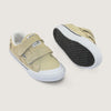 Tênis QIX Infantil Chorão Park Velcro Bege e Branco