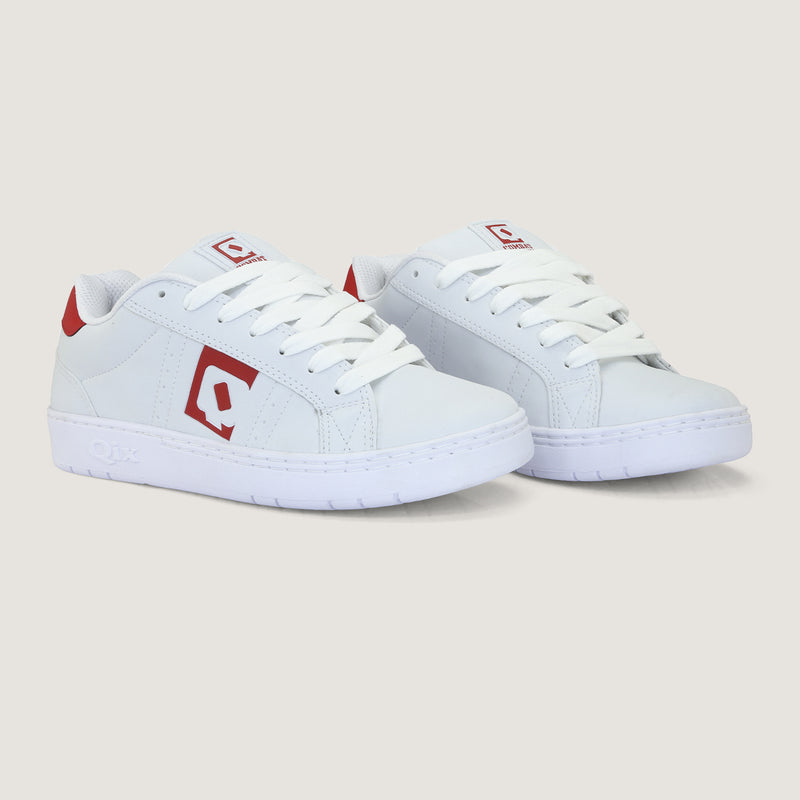 Tênis Qix Combat Slim Branco e Vermelho