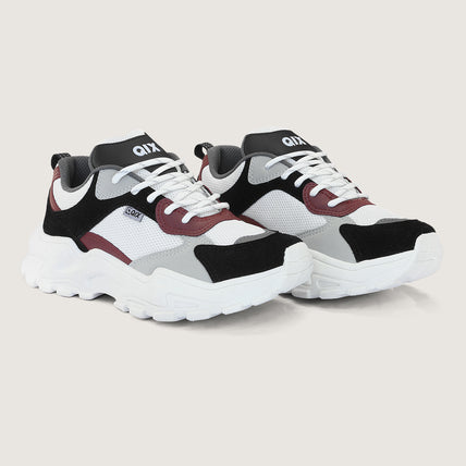 Tênis QIX Higher Preto, Bordô e Branco