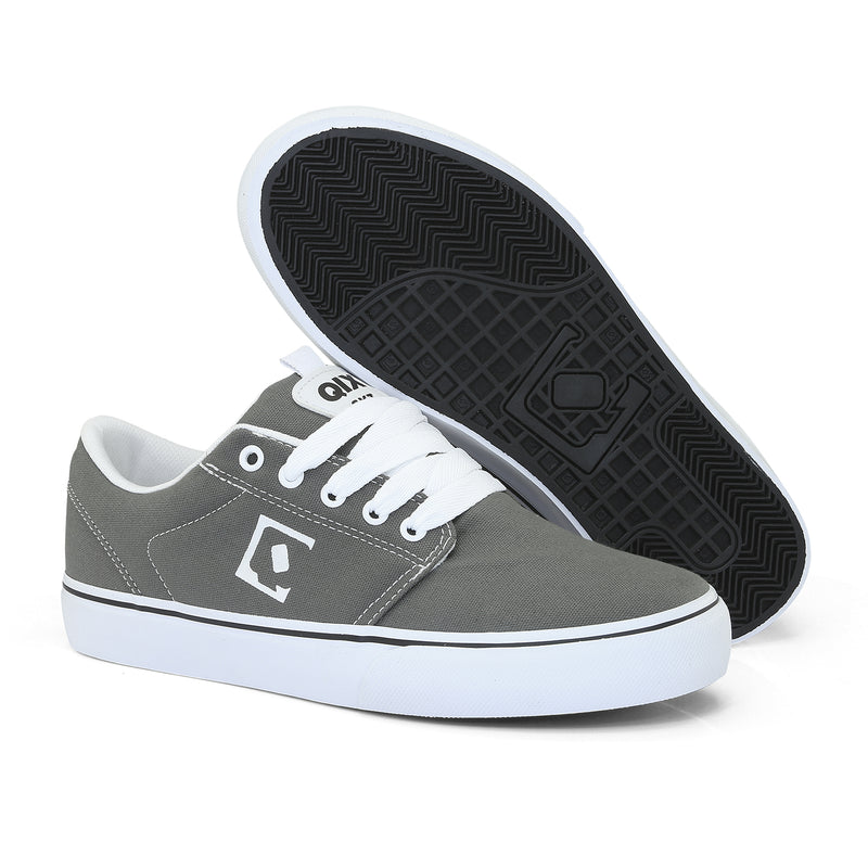 Tênis QIX Combat 3 Vulcan 07 - Grafite e Branco