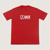 CAMISETA QIX INTERNATIONAL CASUAL T-SHIRT VERMELHA
