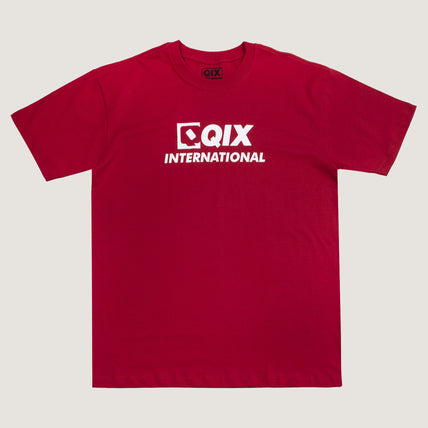 CAMISETA QIX T-SHIRT SIMPLE VERMELHA