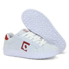Tênis Qix Combat Slim Branco e Vermelho