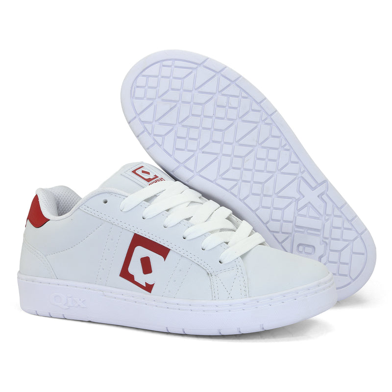 Tênis Qix Combat Slim Branco e Vermelho