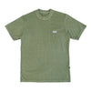 CAMISETA QIX STREET MINIMAL LOGO OLIVA ESTONADO