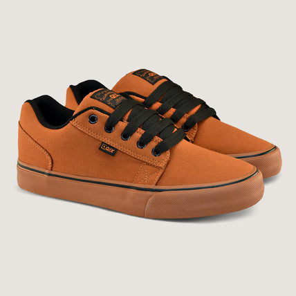 Tênis QIX Allan Mesquita Vulcan 07 - Caramelo e Gum