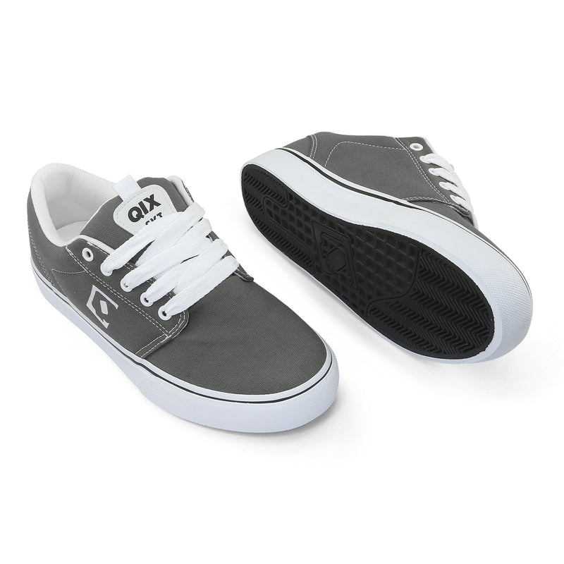 Tênis QIX Combat 3 Vulcan 07 - Grafite e Branco