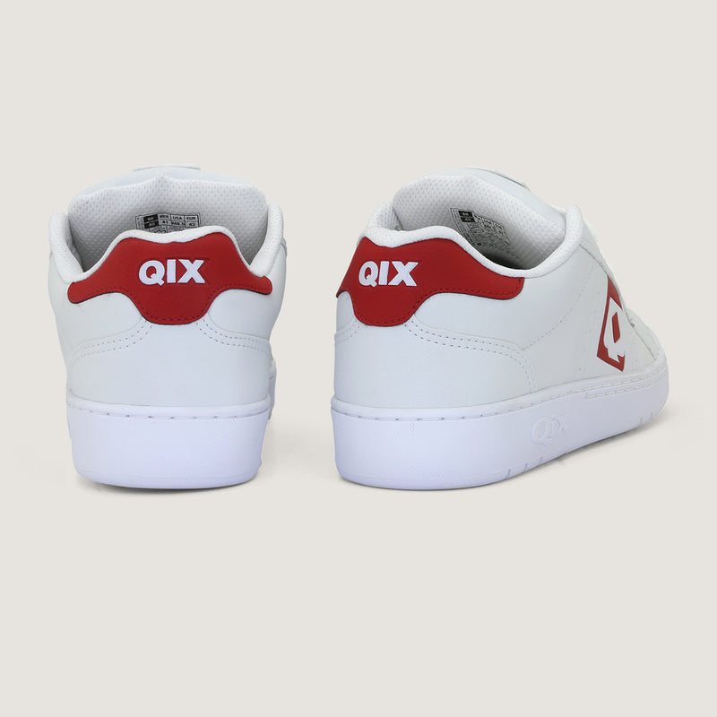 Tênis Qix Combat Slim Branco e Vermelho