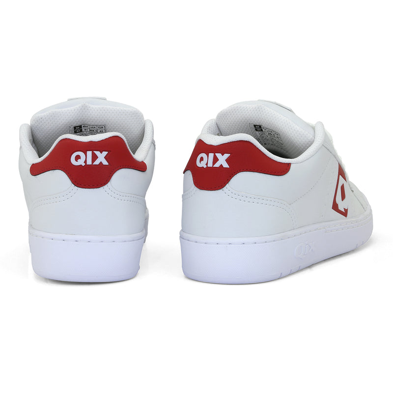 Tênis Qix Combat Slim Branco e Vermelho