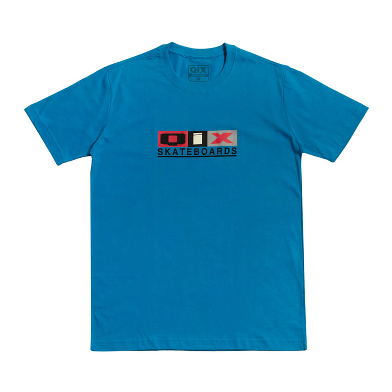 CAMISETA QIX SKATEBOARDS MONOGRAMA ORIGINAL ROYAL